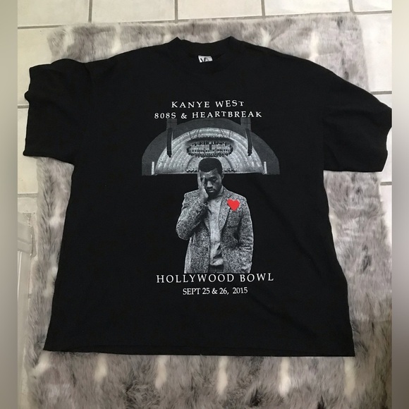 kanye west Other - Kanye West 808s & heartbreak 2015 Hollywood bowl Tour Merch t shirt auth sz M 🔥